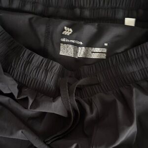 All in Motion black butterfly style athletic Performance Shorts size medium